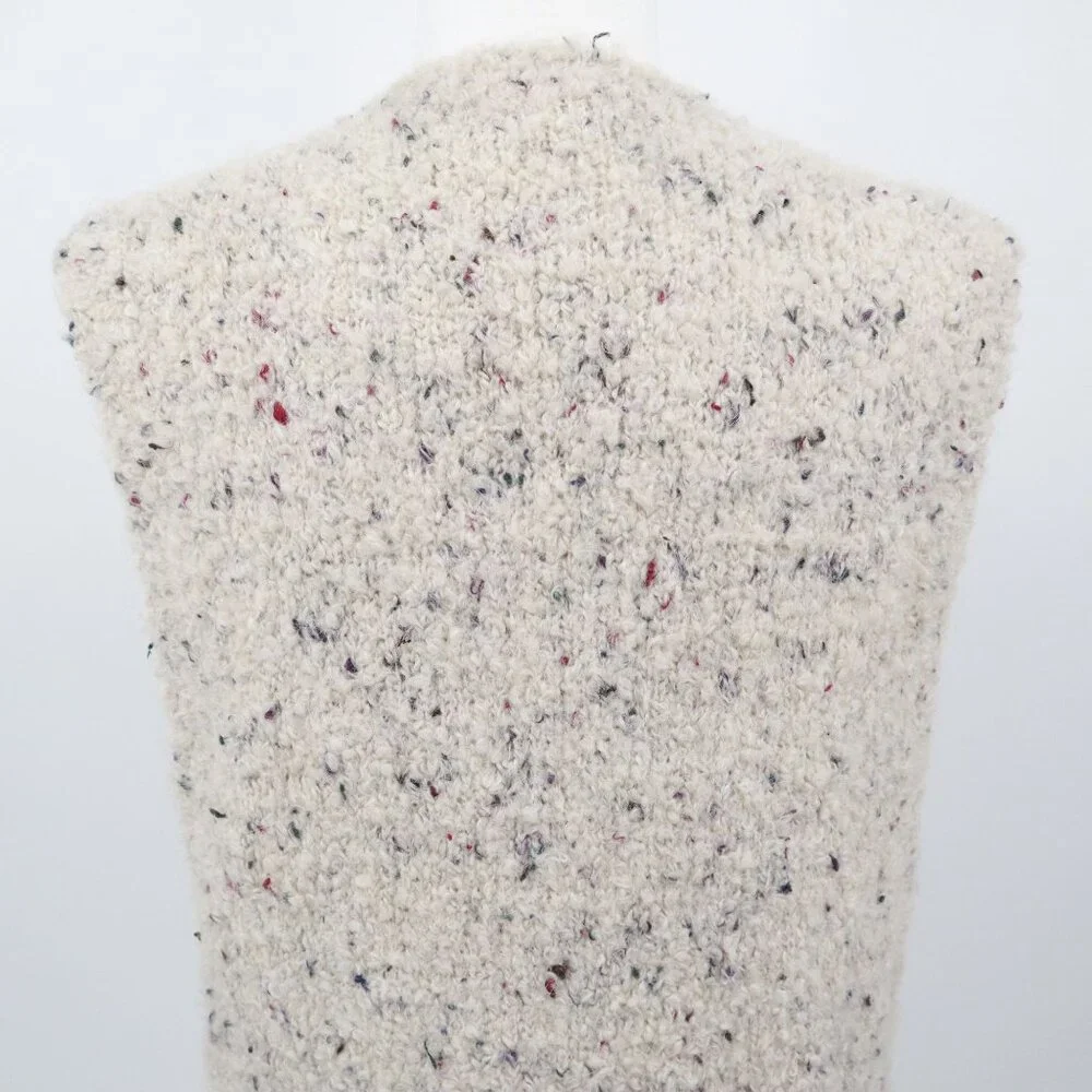 Sundance Alpaca Vest Womens S Cream Boho Earthy Rustic Neutral Simple Minimalist